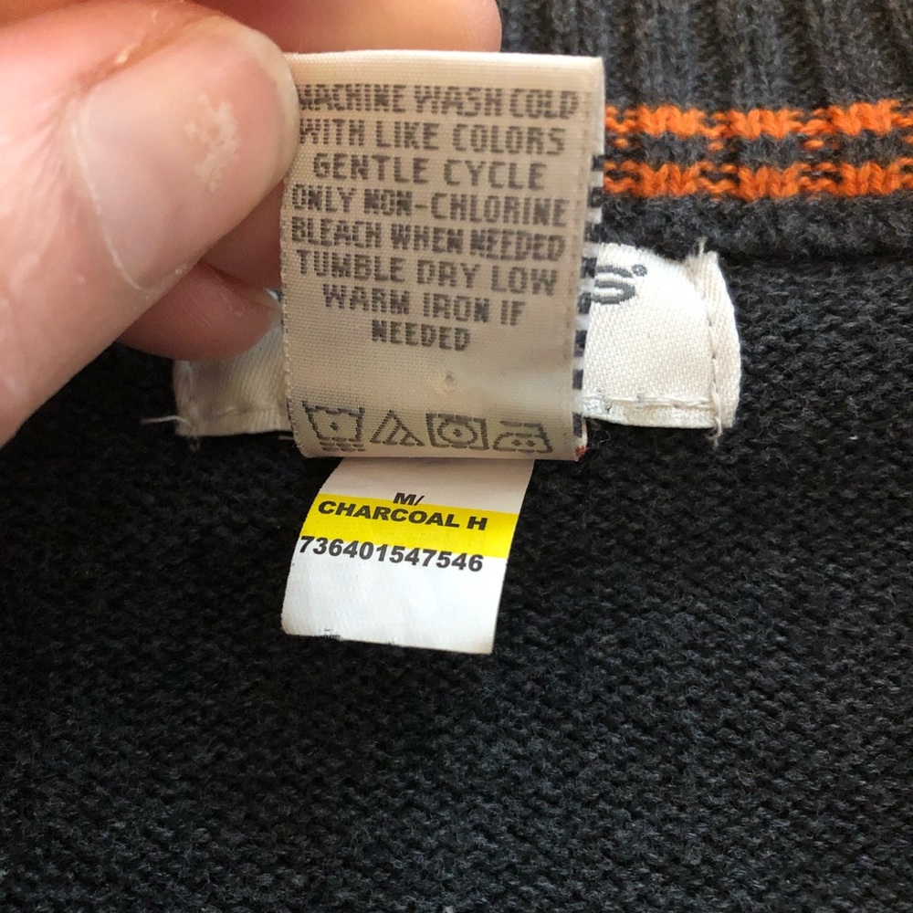 🦃2/$20 🦃 Dockers | Medium | 1/4 zip Charcoal Gray sweater - Picture 3 of 4